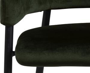 Dizajnová stolička Albus, olivovo zelená