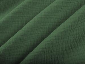 Biante Mušelínová obliečka na vankúš MSN-011 Lesná zelená 60 x 60 cm