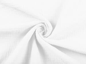 Biante Detské mušelínové posteľné obliečky do postieľky Nature MSN-010 Biele Do postieľky 90x130 a 40x60 cm