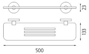 Nimco Polica, 50 cm IXI - UN X350-26