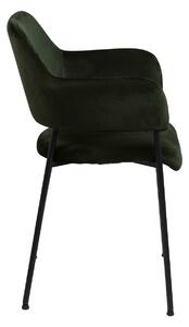 Dizajnová stolička Albus, olivovo zelená