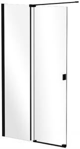 Besco Sprchovací kút Walk-In VAYO BLACK 90 (100, 110, 120, 130, 140), výška 200 cm - bez vaničky BESCO-Rozmery: šírka: 90