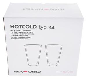 TEMPO-KONDELA HOTCOLD TYP 34, termo poháre, set 2 ks, s vločkami, 400 ml