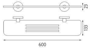 Nimco Polica, 60 cm IXI - UNM X360-10