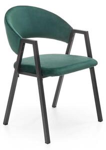 Halmar K473 jedálenská stolička tmavo zelená