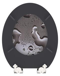 Eisl Sanitär WC sedadlo MDF Soft Close Grey Steel 80123