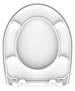 Eisl Sanitär WC sedadlo Duroplast Soft Close White Wave High Gloss 82584