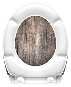Eisl Sanitär WC sedadlo Duroplast Soft Close Old Wood 82368