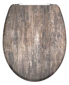 Eisl Sanitär WC sedadlo Duroplast Soft Close Old Wood 82368