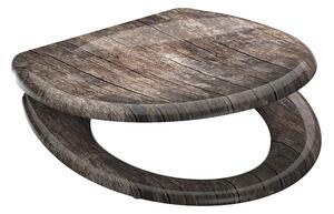 Eisl Sanitär WC sedadlo Duroplast Soft Close Old Wood 82368