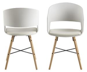 Dizajnová stolička Alexei, biela