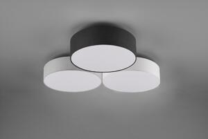 Trio 621910302 LED prisadené stropné svietidlo Lugano 1x38W | 4200lm | 3000K - čierna, biela, šedá