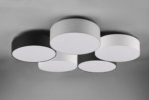 Trio 621910517 LED prisadené stropné svietidlo Lugano 1x58W | 6300lm | 3000K - 3 fázové stmievanie, čierna, sivá, biela