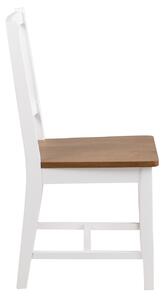Jedálenská stolička Alger, biela