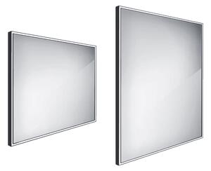 Nimco Čierne LED zrkadlo 800x700 - ZPC 13003-90