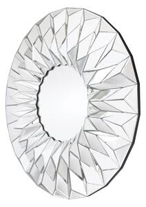 ARTEHOME Okrúhle zrkadlo Hecate v trojrozmernom zrkadlovom ráme 100x100x5 cm transparentné