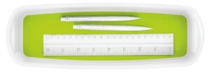 Bielo-zelený plastový organizér na písacie potreby MyBox - Leitz