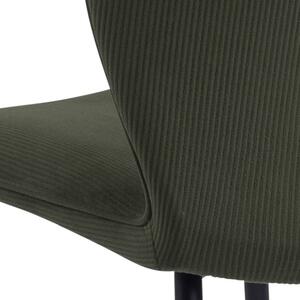 Dizajnová stolička Nenitte, olivovo zelená