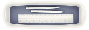 Bielo-sivý stolový organizér Leitz MyBox, dĺžka 31 cm