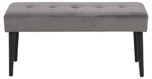 Dizajnová lavička Neola, tmavo šedá