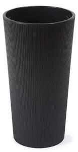 PLASTOVÝ KVETINÁČ URBANIKA ECO 57X29,5 CM ČIERNA BS