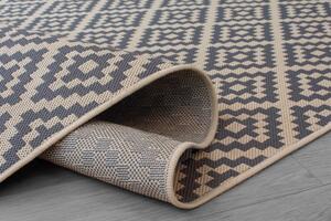Flair Rugs koberce Kusový koberec Florence Alfresco Moretti Beige / Anthracite kruh - 160x160 (priemer) kruh cm