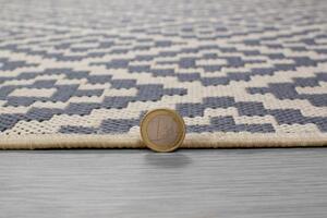 Flair Rugs koberce Kusový koberec Florence Alfresco Moretti Beige / Anthracite kruh - 160x160 (priemer) kruh cm