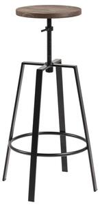 Dizajnová barová stolička Nephele, čierna