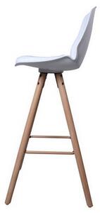Dizajnová pultová stolička Nerea, biela