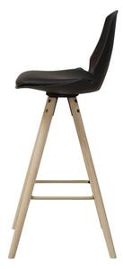 Dizajnová barová stolička Nerea, čierna