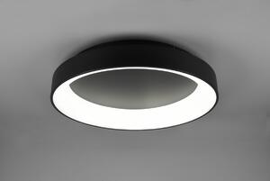 Trio 671290132 LED prisadené stropné svietidlo Girona 1x48W | SMD | 5600lm | 2700-6000K - stmievateľné, nastavenie teploty osvetlenie, pamäťová funkcia, nočný režim, diaľkové ovládanie matná čierna