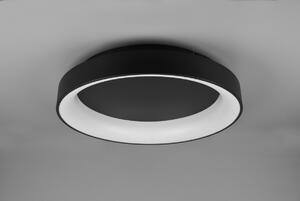 Trio 671290132 LED prisadené stropné svietidlo Girona 1x48W | SMD | 5600lm | 2700-6000K - stmievateľné, nastavenie teploty osvetlenie, pamäťová funkcia, nočný režim, diaľkové ovládanie matná čierna