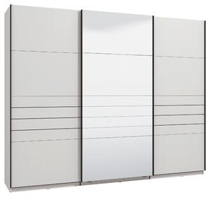 ŠAT. SKRIŇA S POSUV. DVERAMI, biela, 270/217,5/61 cm Xora - Skrine