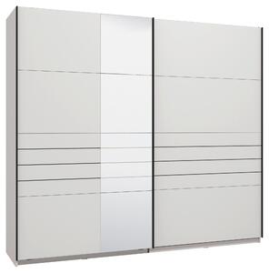 ŠAT. SKRIŇA S POSUV. DVERAMI, biela, 245/217,5/61 cm Xora - Skrine