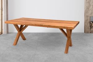 Dubový olejovaný jedálenský stôl Korund X - 1800x900x40mm