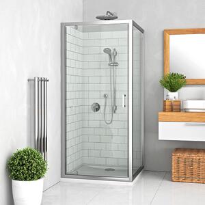 Roth Štvorcový alebo obdĺžnikový sprchový kút LLDO1+LLB - bez vaničky ROTH-Variant: šírka dverí: 70 cm, šírka pevnej steny: 70 cm, orientácia: Uni - (LLDO1/700_LLB/700_br_tr), ROTH-Profily: profily: brillant, výplň: transparent