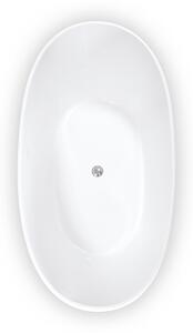 Roth Oválna vaňa z liateho mramoru STONE AMORE ROTH-Variant: rozmery: 160x85 cm - (STONE AMORE - 9930000)