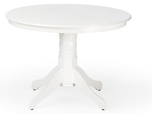 Okrúhly jedálenský stôl Gloster - biely lesk