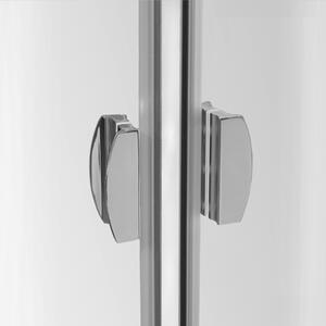 Roltechnik Outlet Bezbariérový sprchový kút DCO1+DCO1 - 2x otváracie dvere - bez vaničky ROTH-Variant: šírka ľavej časti: 80 cm, šírka pravej časti: 80 cm - (DCO1-L80-P80), ROTH-Profily: profily: brillant, výplň: transparent