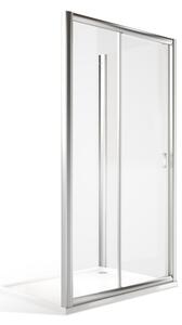 Roltechnik Outlet Obdĺžnikový sprchový kút MD2+MB - bez vaničky ROTH-Variant: šírka dverí: 120 cm, šírka pevnej steny: 90 cm - (MD2-120_MB90), ROTH-Profily: profily: brillant, výplň: transparent