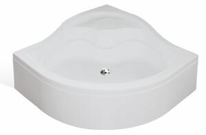 Roltechnik Outlet Polohlboká samonosná štvrťkruhová sprchová vanička SEMIDEEP NEO ROTH-Variant: rozmery: 80x80 cm - (SEMIDEEP_NEO-80x80 - 8000197)