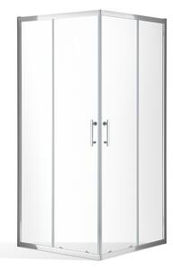 Roltechnik Outlet Štvorcový sprchovací kút OBS2 - bez vaničky ROTH-Variant: rozmery: 80x80 cm - (OBS2/80x80 - 4000703), ROTH-Profily: profily: brillant, výplň: transparent
