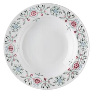 Porcelánový hlboký tanier Swedish Grace Winter Ø 25 cm