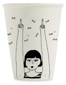 Porcelánový hrnek FUCK FUCK FUCK 220 ml