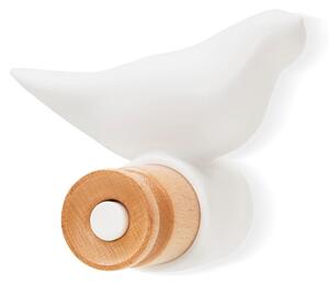 Biely nástenný háčik Essentials Bird