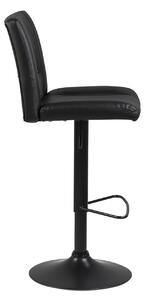 Dizajnová barová stolička Almonzo, čierna
