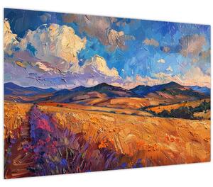 Obraz - Olejomaľba krajiny (90x60 cm)