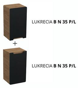 Comodo Doplnková kúpeľňová skrinka nízka Lukrecia B N 35 P/L