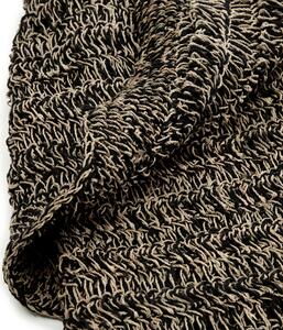 BAZAR BIZAR The Seagrass Carpet - Natural Black - 150 koberec