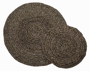 BAZAR BIZAR The Seagrass Carpet - Natural Black - 200 koberec